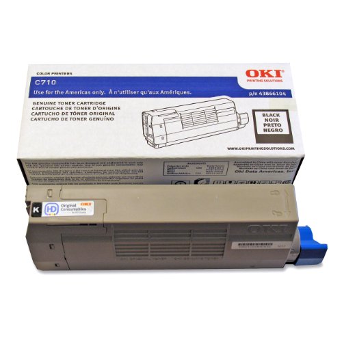 OKI 43866104 BLACK TONER CARTRIDGE for 710 SERIES Printers