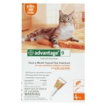 Advantage - Orange Box for Cats 0-9 pounds - 4 count