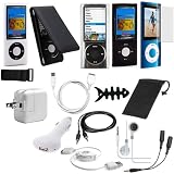 **15-Item SUPER ACCESSORY BUNDLE ** for Apple iPod Nano 5G 5th Gen Generation 8GB 16GB