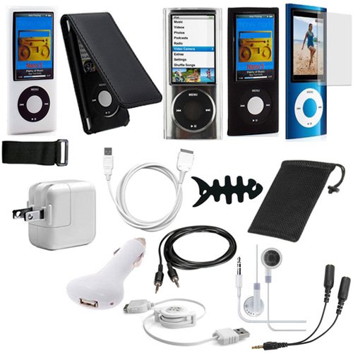 **15-Item SUPER ACCESSORY BUNDLE ** for Apple iPod Nano 5G 5th Gen Generation 8GB 16GB **15-Item SUPER ACCESSORY BUNDLE ** for Apple iPod Nano 5G 5th Gen Generation 8GB 16GB