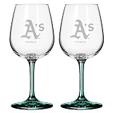 Boelter Oakland Athletics Wine Glass Set