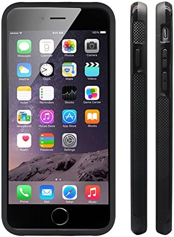 CowCool Apple Iphone 6 Plus [5.5 Inch] Soft Silicone Circuit structure Black Shell Single Layer Case Case (Style6)