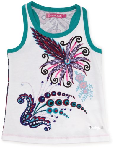 Desigual M&auml;dchen Top Slim Fit 22T3151, Gr. 146/152 (11/12), Mehrfarbig (0000) Preisvergleich