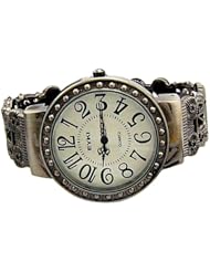 Womens Ladies Retro Vintage Antique Bangle Bracelet Wrist Watch White Round Dial