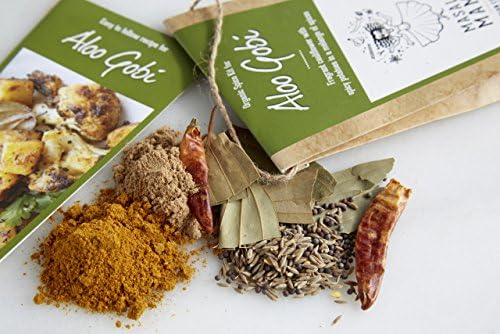 Indian Spice Kit for Aloo Gobi (Potatoes and Cauliflower) - Organic Curry Spice Blends by Masala Mama