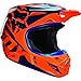 Fox Racing 2016 V1 Helmet - Race (LARGE) (ORANGE/BLUE)