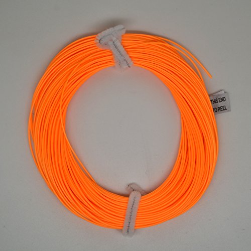 100FT Weight Forward Floating (4F,5F,6F,7F,8F) Fly Fishing Lines Orange, Blue, Yellow,Green (Orange, WF-6F)