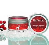 Therepe Christmas Soy Tin Candle - 5 oz (Wintergreen Forest)