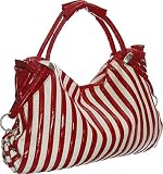 Extra-Large Striped Tote - Purple or Red