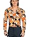 Rubie's Costume Co. Men's Groovy Costume Shirt, Orange, Standard