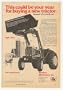 1977 Belarus Model 520 Tractor High Value Low Invest Print Ad (21475)