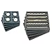 10 Gray Display Tray Inserts (5) 4 Slot Display Tray & (5) 5 Slot Display Tray