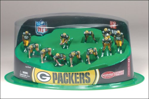McFarlane Toys NFL 2 Inch Mini Sports Picks Ultimate 11 Piece Offensive Team Set Green Bay Packers