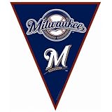 Lets Party By Amscan Milwaukee Brewers Baseball Pennant Banner