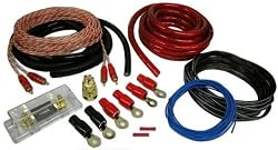Sound Quest 0 Gauge Twisted RCA Amplifier Wiring Kit