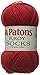 Patons Kroy Socks Yarn - (1) Gauge - 1.75 oz - Red - For Crochet, Knitting & Crafting