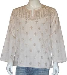 Men Comfortable Cotton Shirt Kurta India Size M (gck147)
