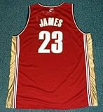 LEBRON JAMES Cleveland Cavaliers Reebok AUTHENTIC Away NBA Basketball Jersey