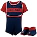 Cleveland Indians Baby Nike Onesie, Bib, and Booties, 6-9 mos