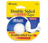 Bazic Double Sided Permanent Tape with Dispenser, 0.75 x 500 Inches (Case of 24) (930-24)