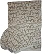 Women's Calvin Klein 2 Piece Scarf and Hat Set Birch/Gold