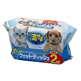 ペット用　流せる　ウェットティッシュ　2P　PNWT-2P　70枚入×2P