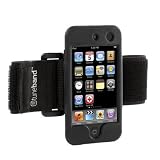 Tuneband for iPod Touch 4th/4.5/5th Generation (Latest Model A1367), Black, Includes Screen Protector
