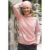 Eddie Bauer(エディー・バウアー) エンブロイダリースノーフレークタートルネック