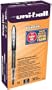 uni-ball Vision Elite Stick Micro Point Roller Ball Pens, 12 Black Ink Pens (69000)