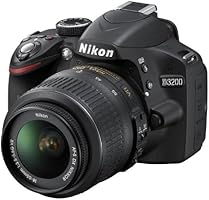 Nikon D3200 Digital SLR Camera with 18-55mm VR Lens Kit - Black (24.2MP) 3 inch LCD