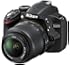 Nikon D3200 Digital SLR Camera with 18-55mm VR Lens Kit - Black (24.2MP) 3 inch LCD