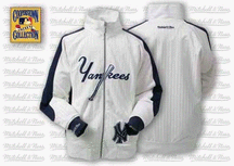 Buy New York Yankees Change Up Track Jacket (White) from Mitchell and Ness