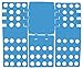 Vinus Premium 4th Generation Adult Shirt Folder Board Organizer Adjustable Clothes Shirt Folder (Blue)