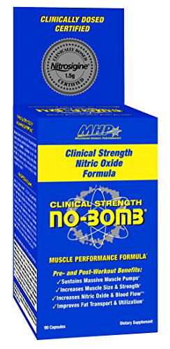 Mhp clinical strength no-bomb supplement, 90 count
