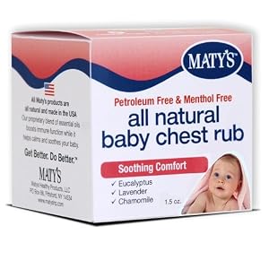 Matys All Natural Baby Chest Rub, 1.5 Ounce