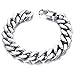 Heavy Metal Cuban Curb Link Chain Men's Bracelets Powerful Stainless Steel Bracelet