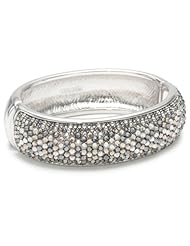 Judith Leiber Jewelry Pave Crystal Magnetic Closure Bangle Bracelet