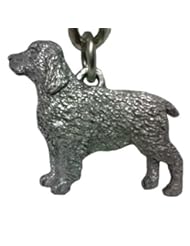 Automotive Parts and Accessories: English Springer Spaniel George Harris Pewter Keychain - Dog Like Nature
