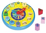 Melissa and Doug Wooden Shape Sorting Clock