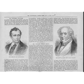 Portraits Victoriens F Maccabe, W H Betty 1874