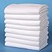 Huini 12 Pcs Microfiber Hair Drying Towels 14 * 30 Inches White