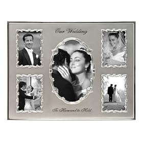 Malden 6978-50 Our Wedding 5-Opening Collage Frame, 5-Openings in a Variety of Sizes