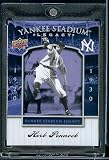 2008 Upper Deck Yankee Stadium Legacy Collection # 7 Herb Pennock - New York Yankees - Limited Edition MLB Baseball Card in Protective Screw Down Display Case!