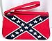 Microfiber Confederate Flag Handbag Purse Rebel Dixie