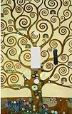 Gustav Klimt Tree of Life Decorative Switchplate Cover