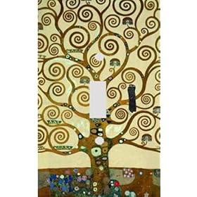 Fine Art Gustav Klimt Tree of Life Decorative Switchplate Cover