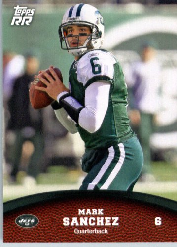 2011 Topps Rising Rookies Football Card # 27 Mark Sanchez - New York Jets - NFL Trading Card Protective Screwdown Display Case