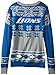 Detroit Lions Womens Big Logo V-Neck Sweater Medium