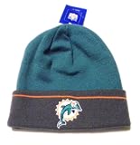 Miami Dolphins Reebok Cuffed Beanie Hat
