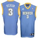 Allen Iverson Youth Jersey: adidas Blue Replica #3 Denver Nuggets Jersey